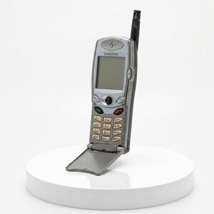 Vintage Samsung SCH-T300 Flip Phone Telus Mobility Y2K Retro Tech Prop Parts